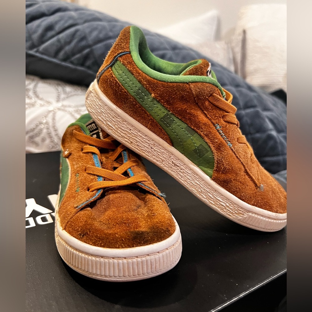 Puma Suede Minecraft Shoes l 10C